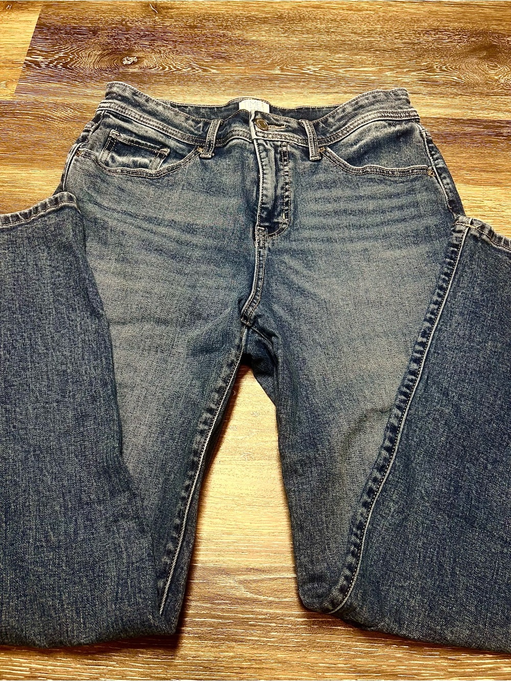 Time and Tru Mid Rise Flare Jeans Medium Wash Size 6